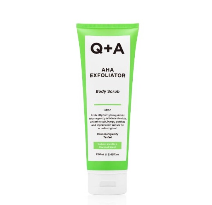 Q+A Aha Exfoliator Body Scrub 250ml